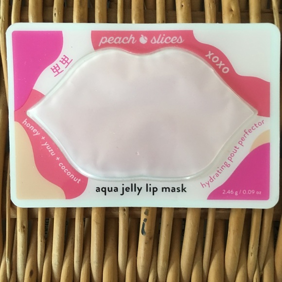 4/$15 Peach Slices Aqua Jelly Lip Mask - Picture 2 of 3